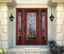 Wood Doors With Wrought Iron Houston logo